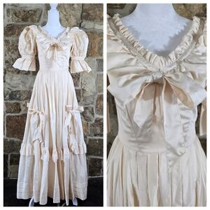 Laura Ashley Vintage Wedding Gown Dress
